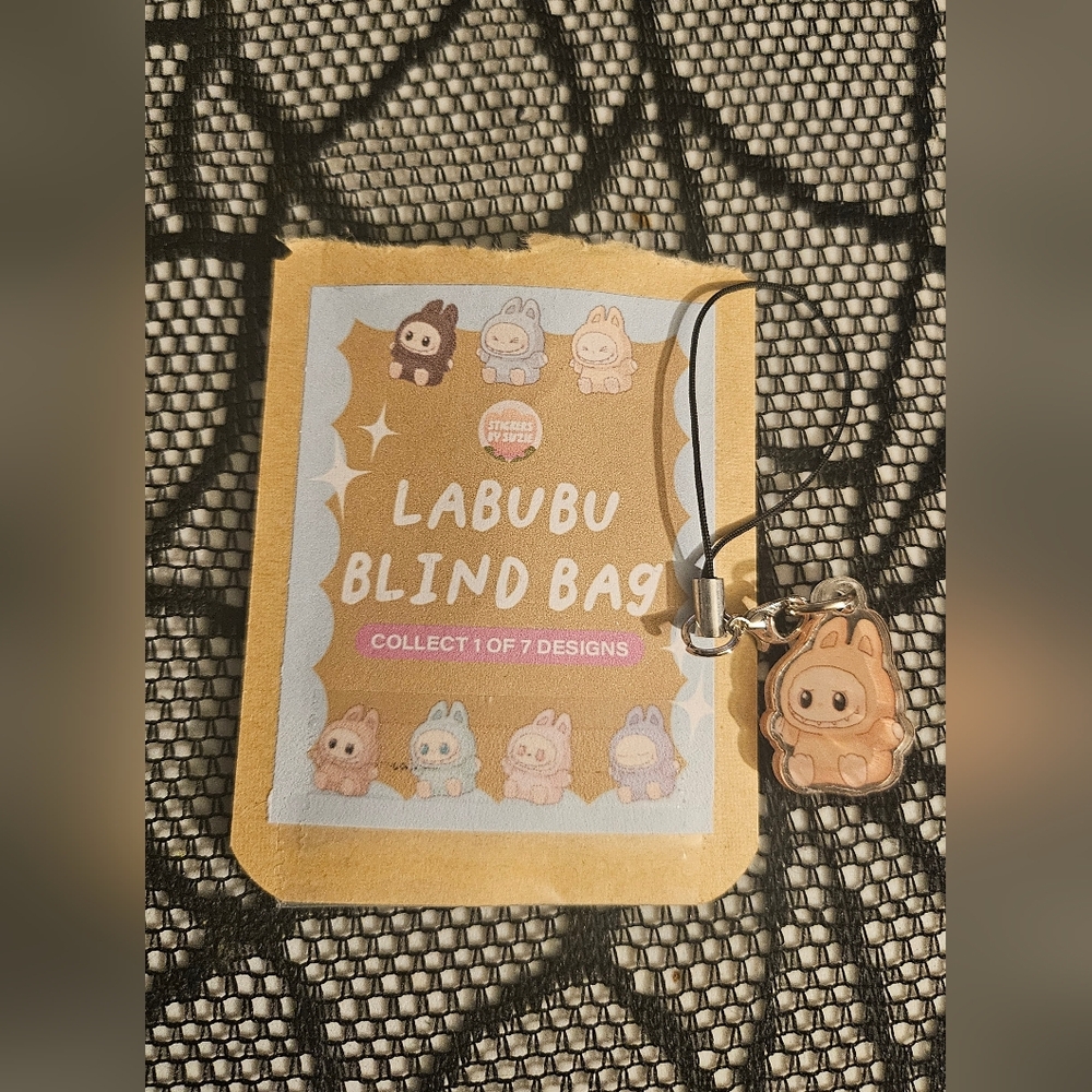 Pre-owned Fan Art Labubu Inspired *Beige* Charm